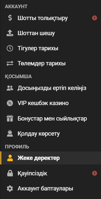 Личный кабинет: обзор функционала